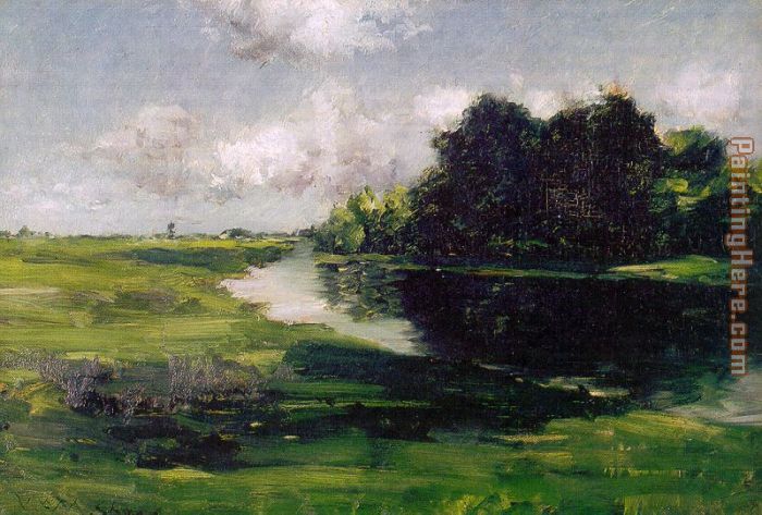 Long Island Landscape after a Shower of Rain painting - William Merritt Chase Long Island Landscape after a Shower of Rain art painting